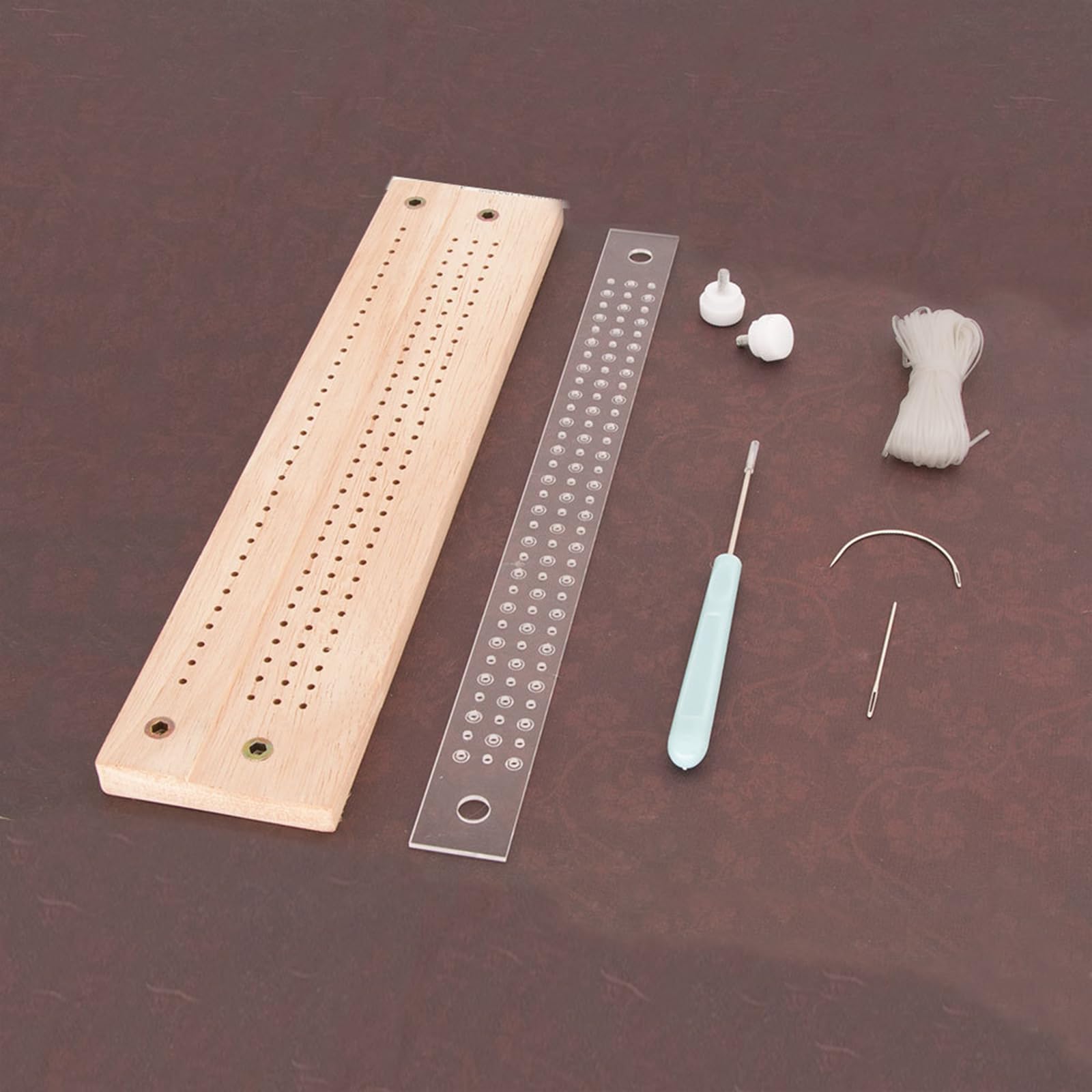 F Fityle Kits d'outils de Reliure, Complet DIY Guide d'aiguille Incurvée Droite Coudre, Outils de Reliure pour Papiers et Livres