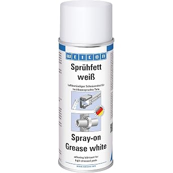 WEICON Spray Grease White 400 ml Multi-Purpose Spray Grease for Ball