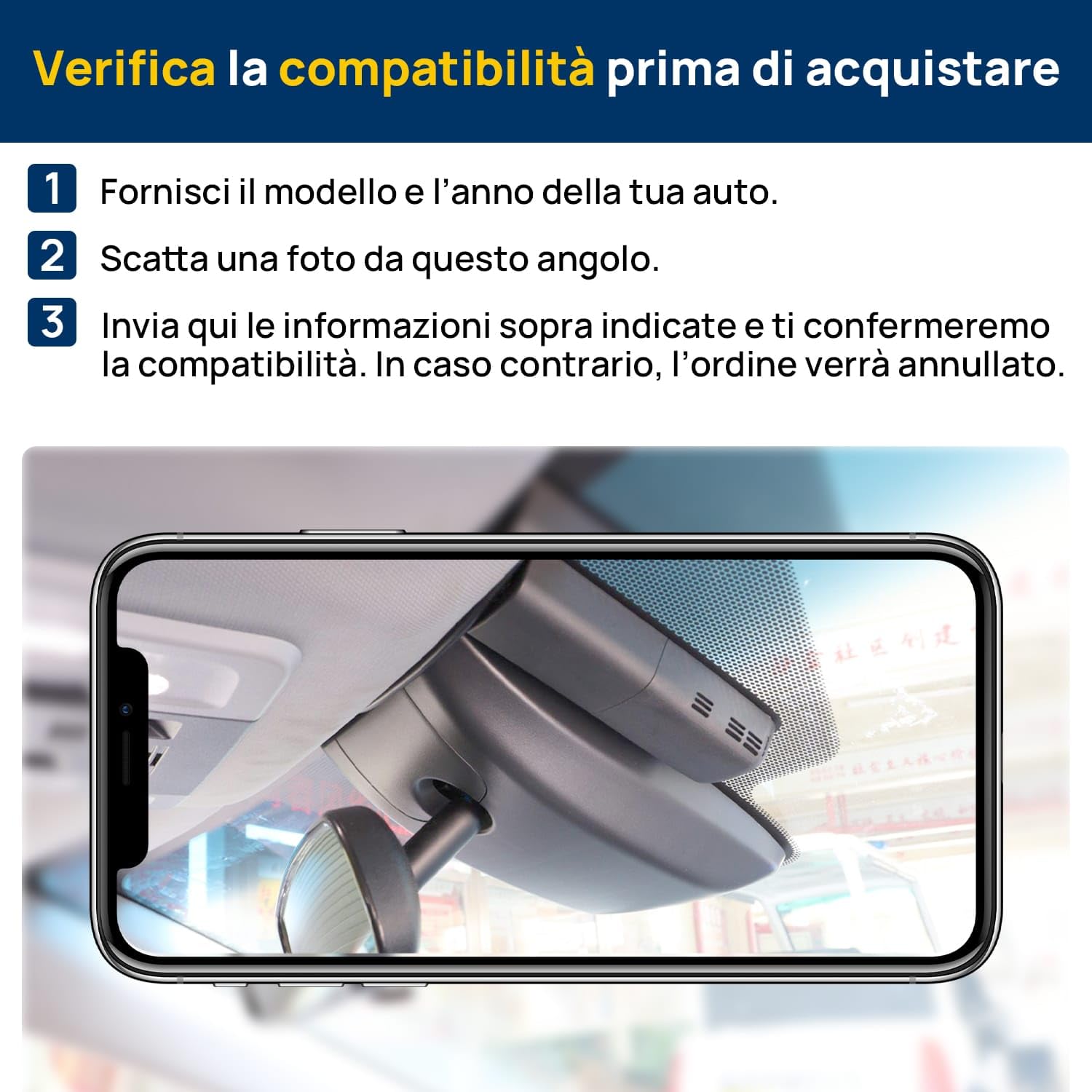 Dash Cam 1080P Wi-Fi per Alfa Romeo Giulia e Stelvio 2017-2024, sensore G, stile OEM, telecamera anteriore, scheda da 64 GB, DVR per auto