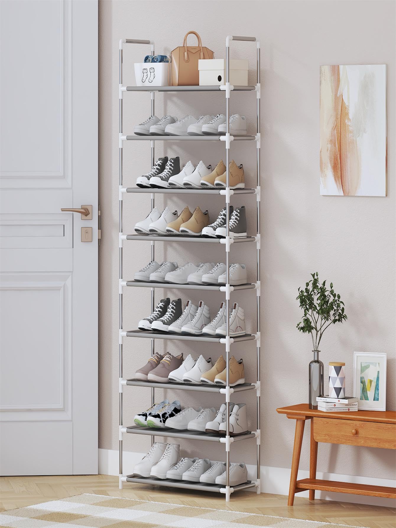 27 Pairs Shoe Rack, 9 Tires Shoe Organizer, Shoe Cabinant, Beautiful shoe racker, Shoe Rack Shelf Storage Organizer Stand