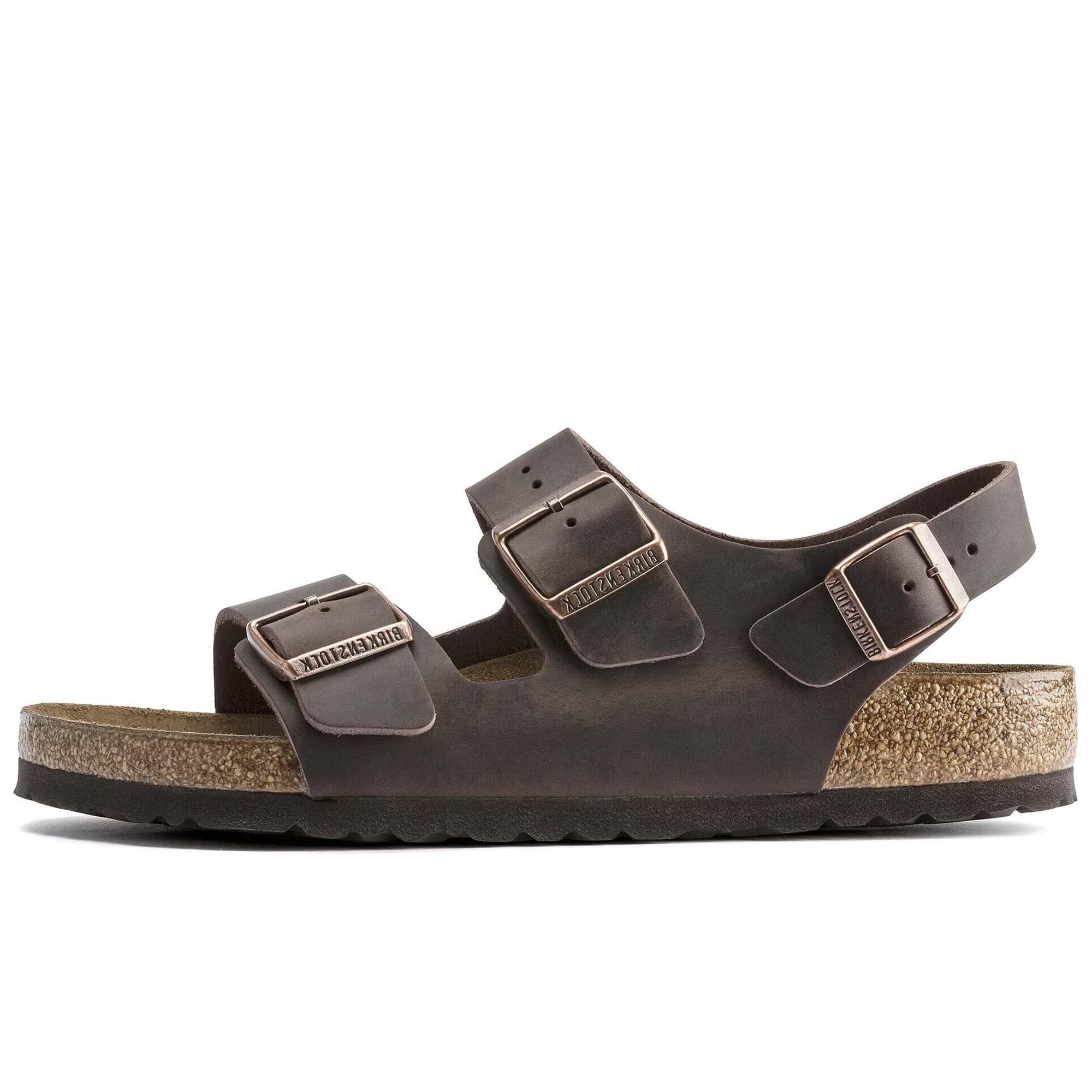 Birkenstock Milano, Men’s Sling Back Sandals, Brown (Habana Habana), 7.5 UK (41 EU)