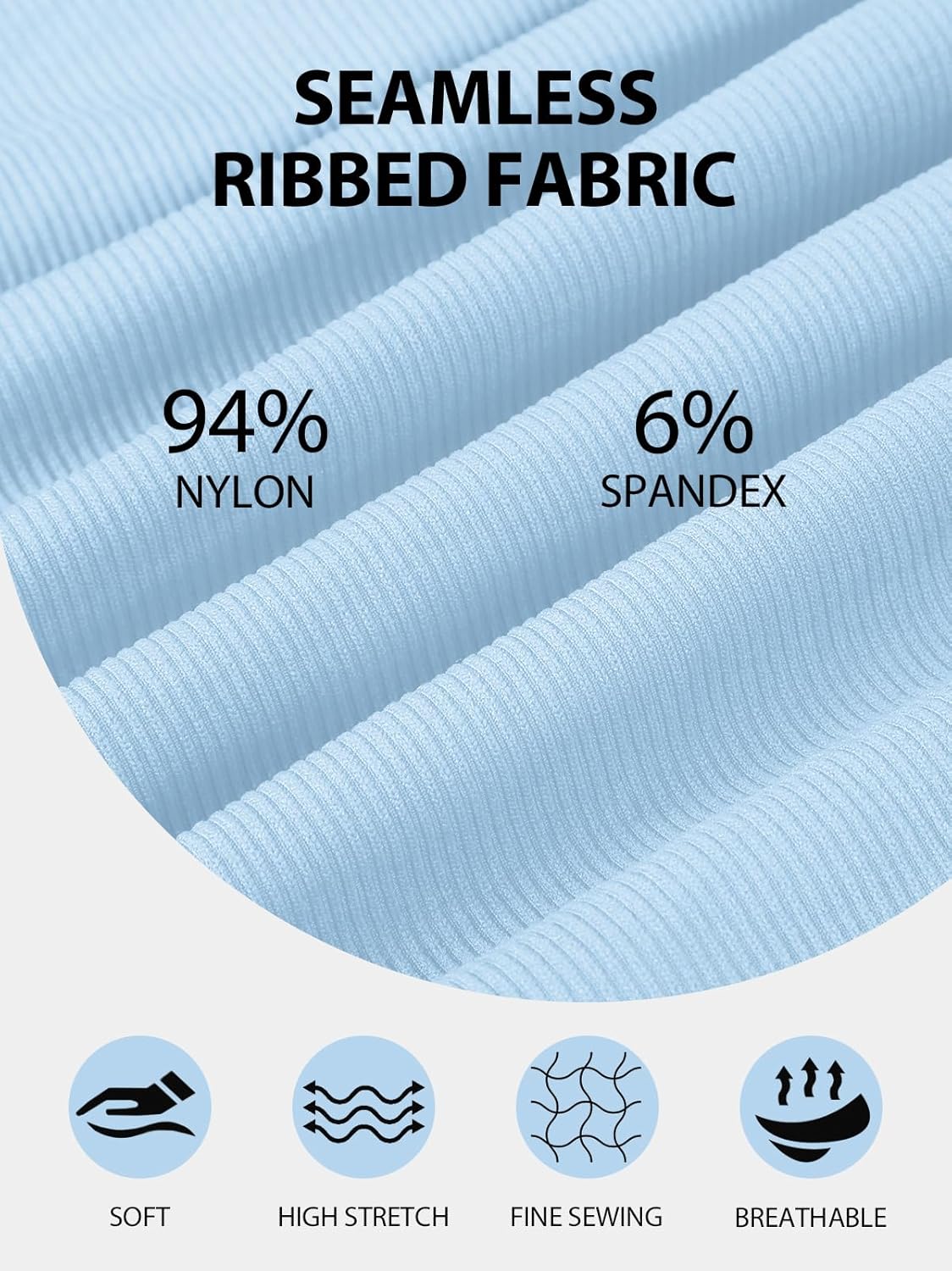 V FOR CITY Ribbed Camisole Tops for Women with Built-in Bra Adjustable Straps Cami Scoop Neck Side Ruched Layering Tanks - Image 6