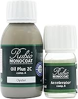 Vista 125 de Rubio Monocoat Aceite para Acabado de Madera 175 pies² - Puro Oil Plus 2C Aceite de Linaza para Madera Rápido de Secar, Ecológico para Uso