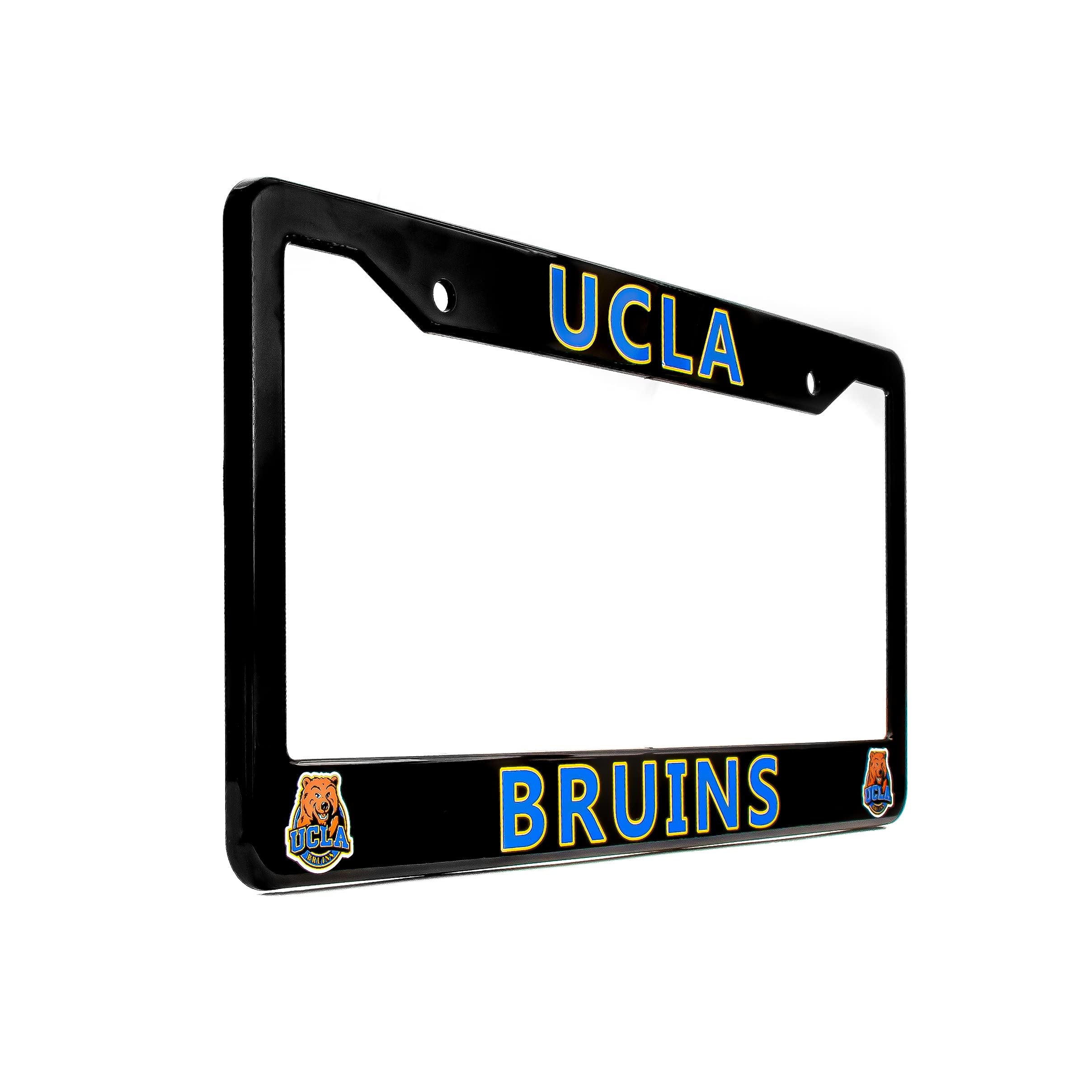 EliteAuto3K UCLA Bruins License Plate Frame Cover – Black – 12.25” x 6.25” - Ideal Gift for Sports Fans & Supporters – Slim Design