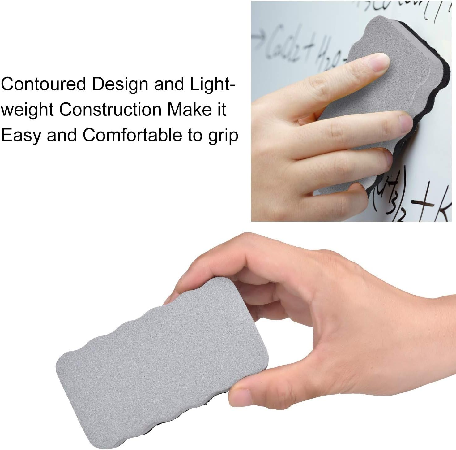 [3 Pack] Dry Erase Erasers, Browill Washable Smudge Free Magnetic Whiteboard Eraser Kits for Kids Students, Home Office School for Cleaning Dry Erase Markers on Glassboard Refrigerator : Office Products