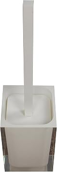 Gedy Rainbow Modern Toilet Brush Holder, White