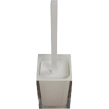 Gedy Rainbow Modern Toilet Brush Holder, White