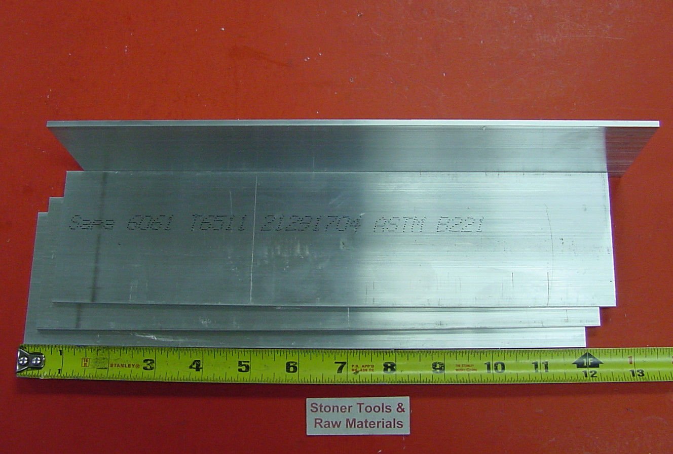 Aluminium Flachstange 1 Zoll X 1 Zoll – 6061 Vier Produktbild-Vorschau 4