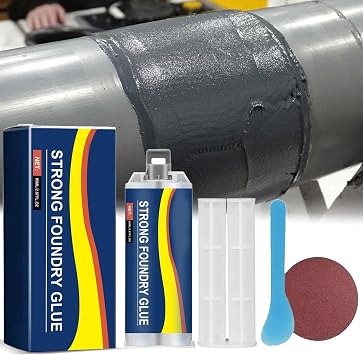 Strong Foundry Glue, Metal Repair Paste, All-Purpose, Quick Repair, High Viscosity, 85ml, 1 Count