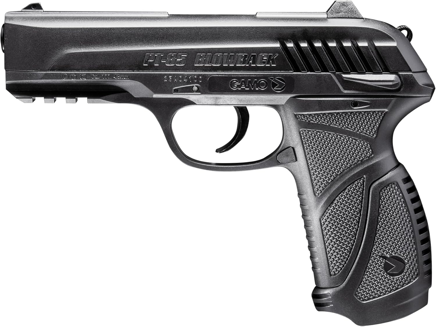 Gamo 611138254 Pt-85 Blowback Pellet Pistol Clampack, 611138254, Black