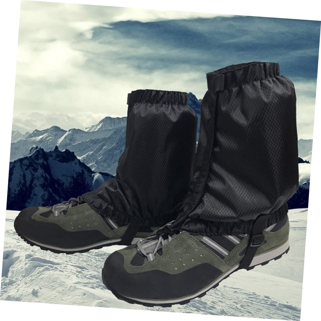 Happyyami 3 Paires guêtre pour la randonnée en Plein air Vivre d Aventure siphadventure guêtres de Neige guêtres de Chaussures de randonnée guêtre de Marche à la Cheville guêtres d'extérieur