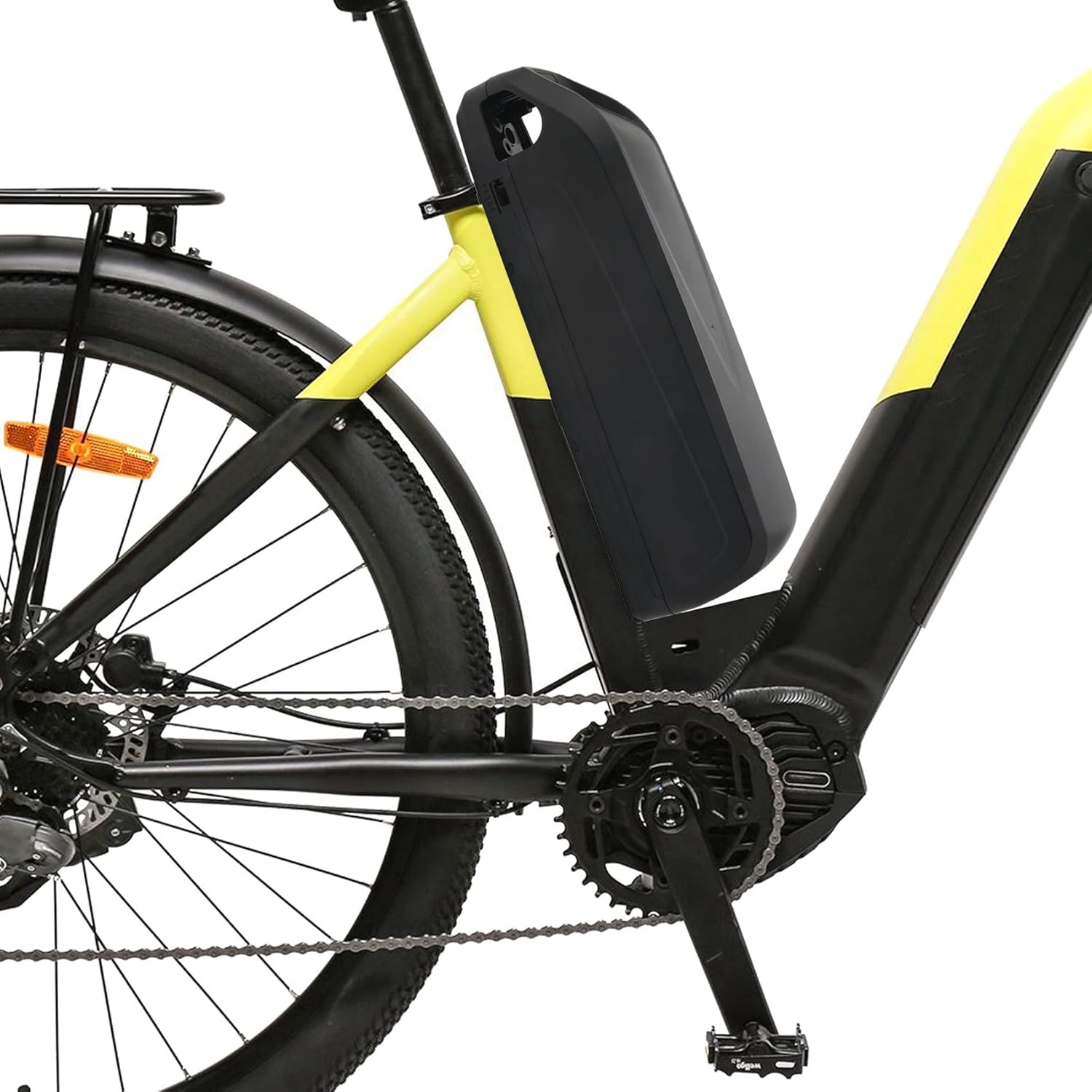 48V Electric Bicycle Battery Case DIY Box with 5V USB Hold 65Pcs 18650 for E-Bike Mountain Bike