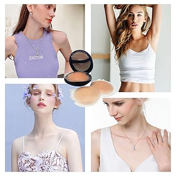 8 Paia Copricapezzoli In Silicone - Riutilizzabili, Invisibili, Per Abiti Senza Reggiseno