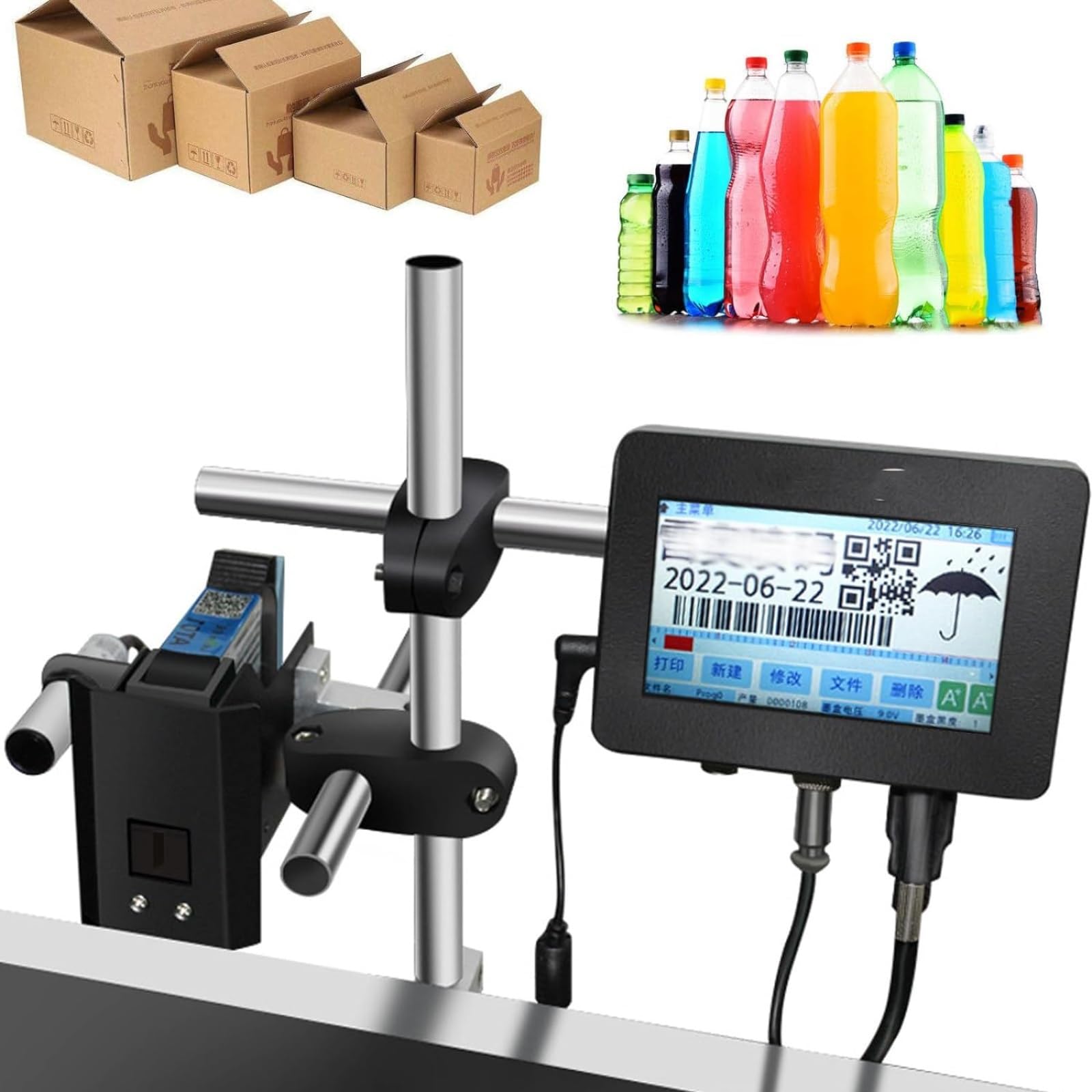 もち様　プリンター Amazon.co.jp: 12.7mm/25.4mm 自動インクジェットコーディングマシン