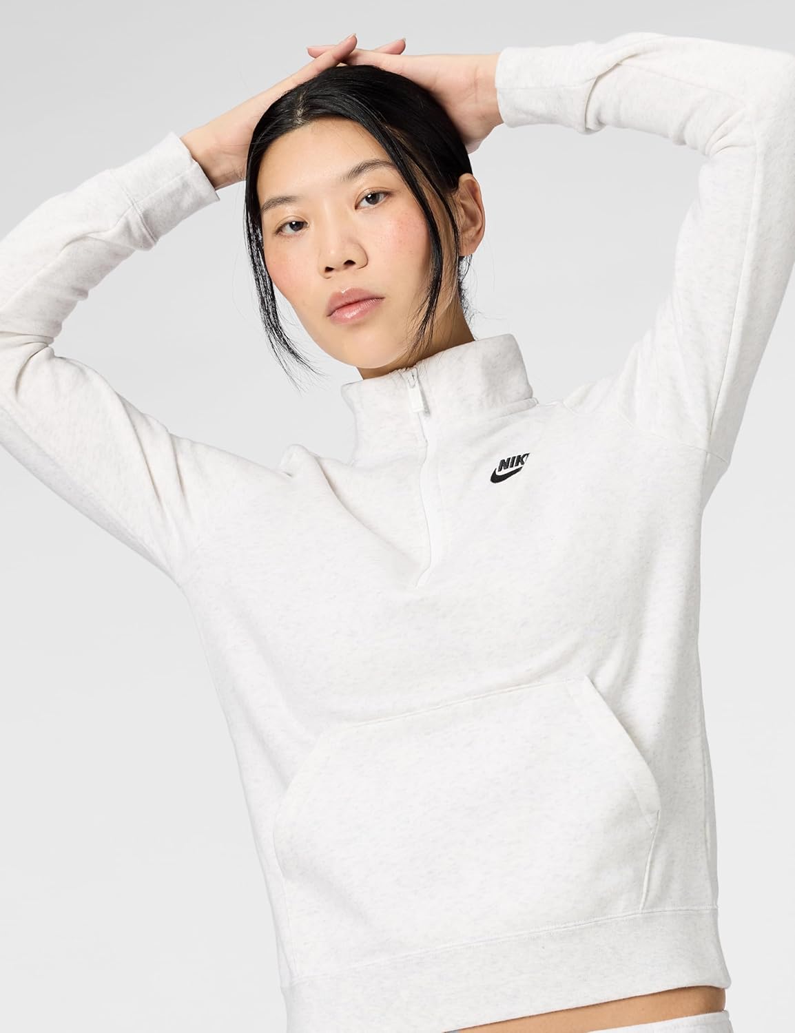 Nike Women's Sportswear Club Fleece 1/2-Zip Sweatshirt - Image 6