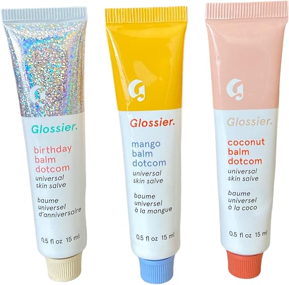 Glossier Balm Dotcom Trio Mango, Birthday, Coconut Size: 15ml