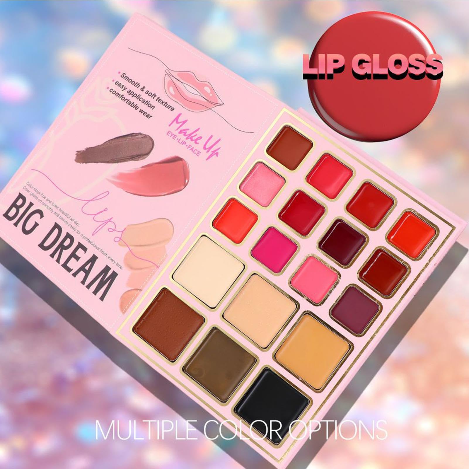 Libro De Maquillaje,Cosméticos Plegables Estilo Libro Antitranspirantes - Paleta De Maquillaje Con 78 Colores - Para Mujeres Y Jóvenes En Viaje Fiesta Y Belleza
