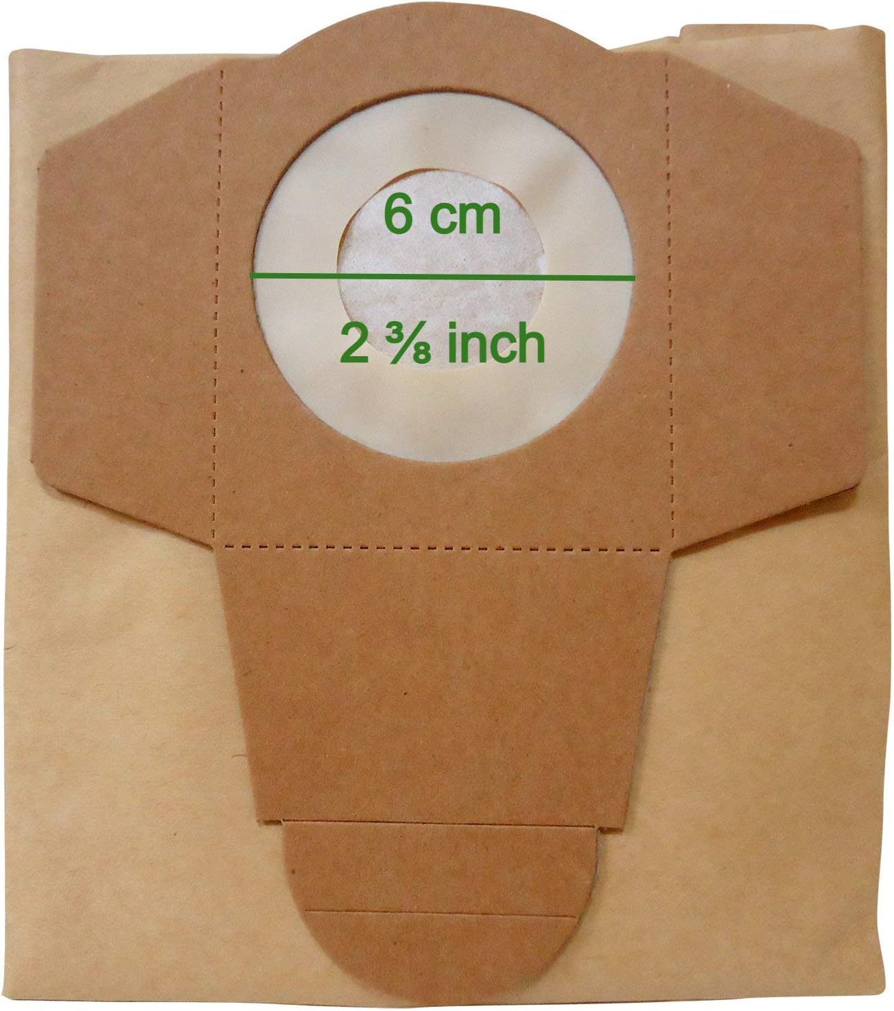 Vacurama Premium Wet Dry Shop Vacuum Bags for Dry Pick Up Compatible