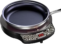 Vista 1 de Nuwave Placa de inducción de precisión dorada, portátil, potente bobina de calefacción grande de 8 pulgadas, superficie de vidrio de cerámica