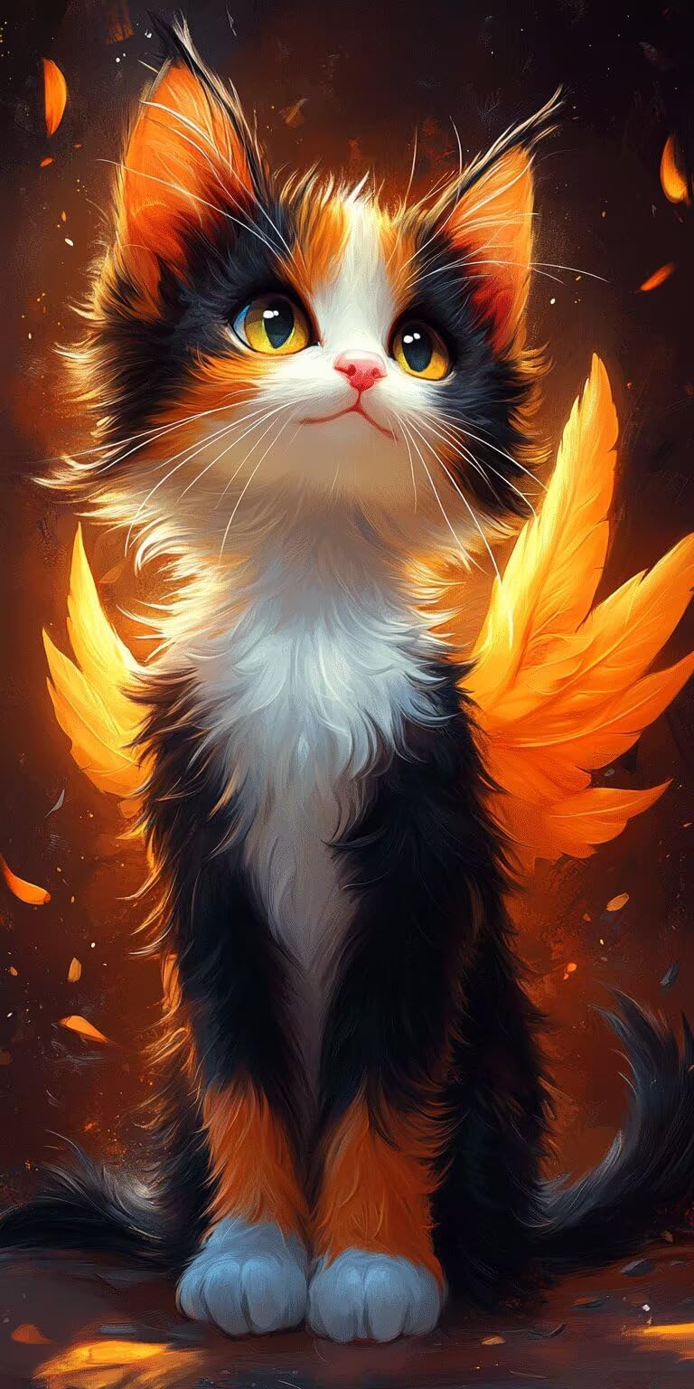 Dipingere con i Numeri Adulti Animaligatto, 60x120cm, k-69