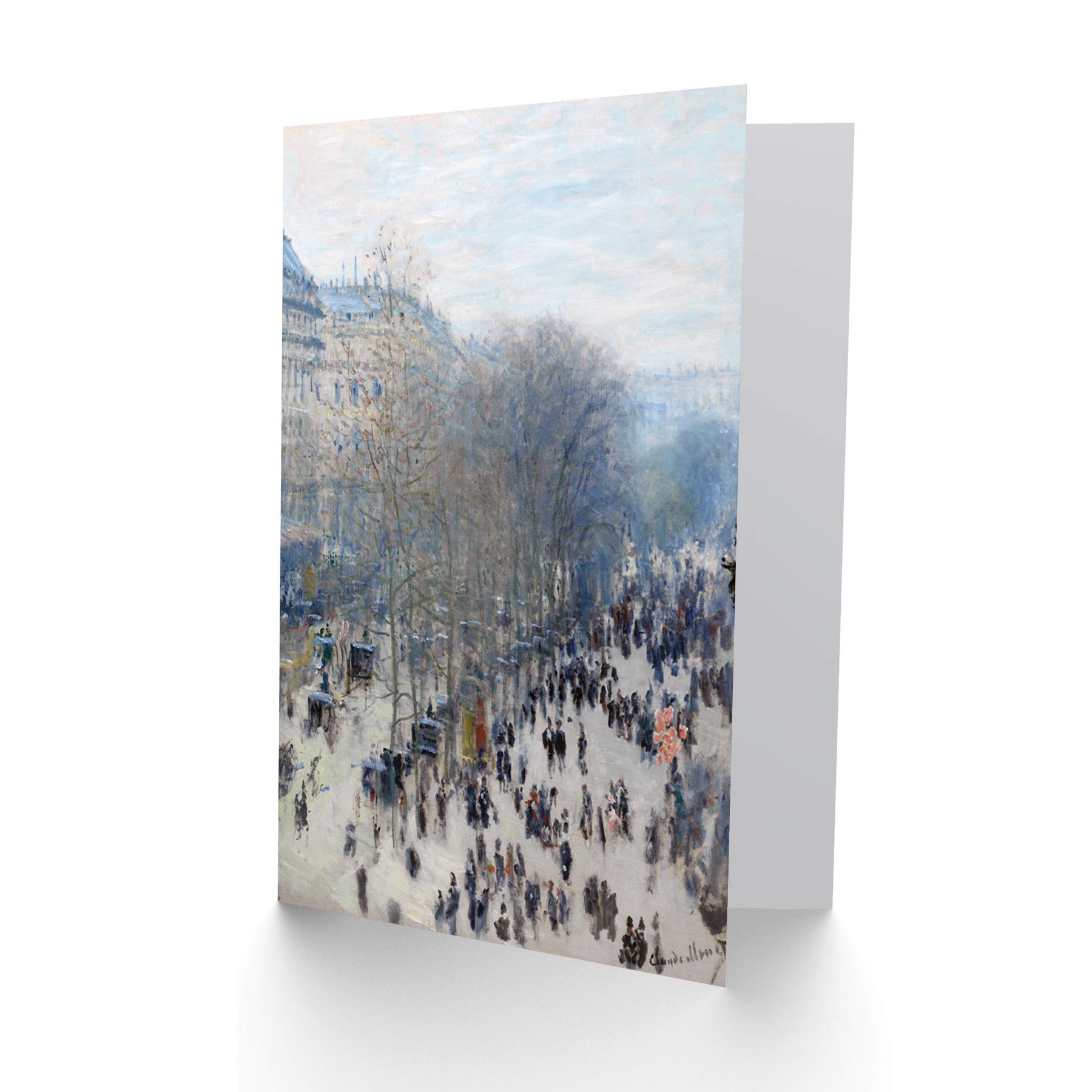 Amazon | Claude Monet Boulevard Des Capucines Fine Art Greeting