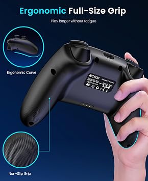Svetaecho Wireless Switch 2 Pro Controller for Nintendo Switch/OLED/Lite - Hall Effect Joysticks, Linear Hall Trigger Triggers, RGB, Also for iOS/Android, Wired PC Gaming