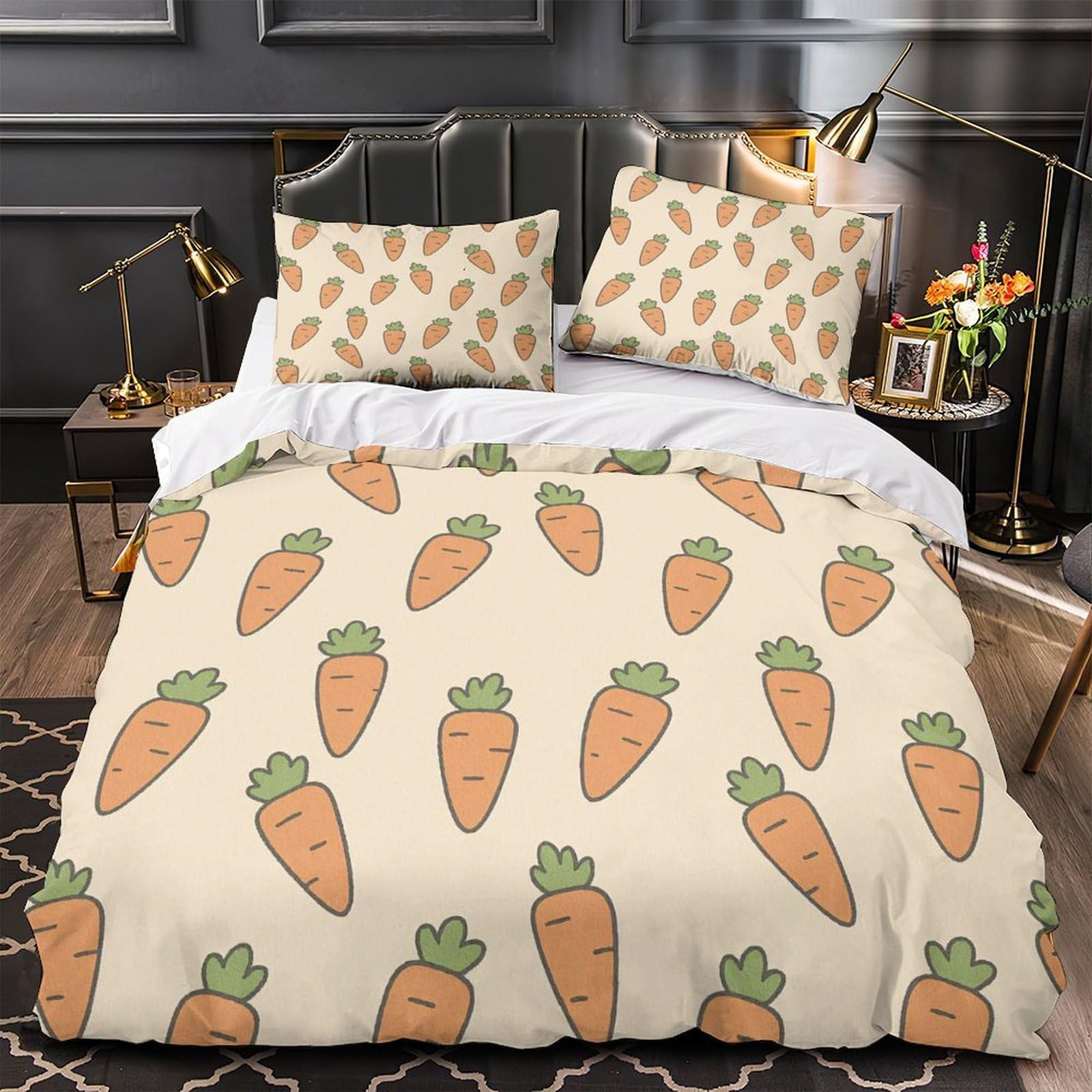 Housse de couette capybara impression 3D premium parure de lit douce