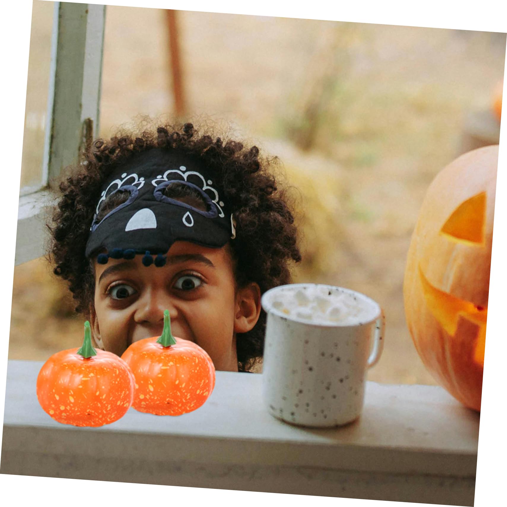 Zerodeko 3 Set Zucca Di Schiuma Di Simulazione Vacanza Gonfiabili Di Halloween Zucche Decorazioni Autunnali Lanterna Di Zucca Portatile Di Halloween Ghirlanda Orange Schiuma 16 Pezzi * 3