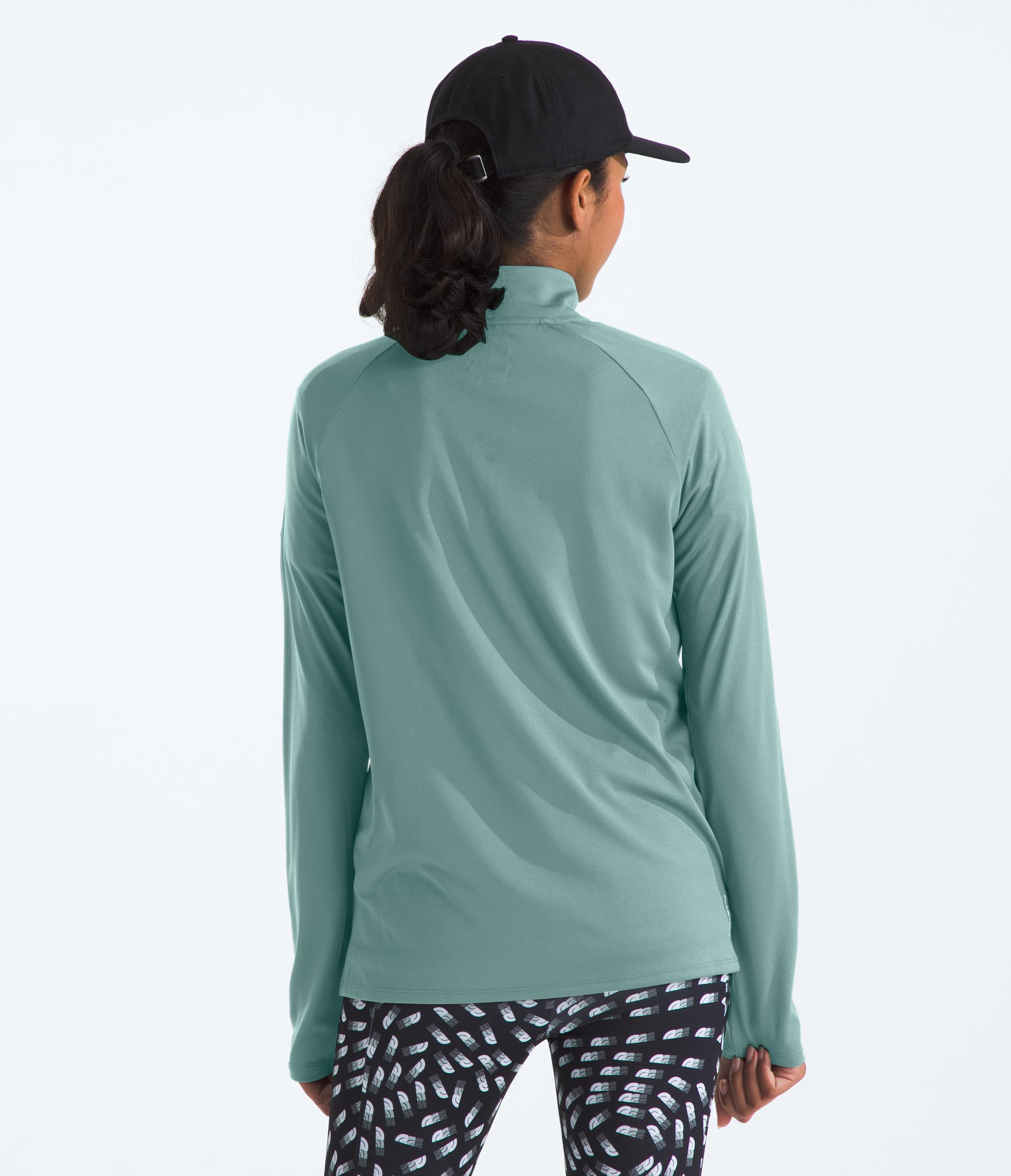 Amazon.com: The North Face Teen Never Stop ¼ Zip, Muted Pine, X