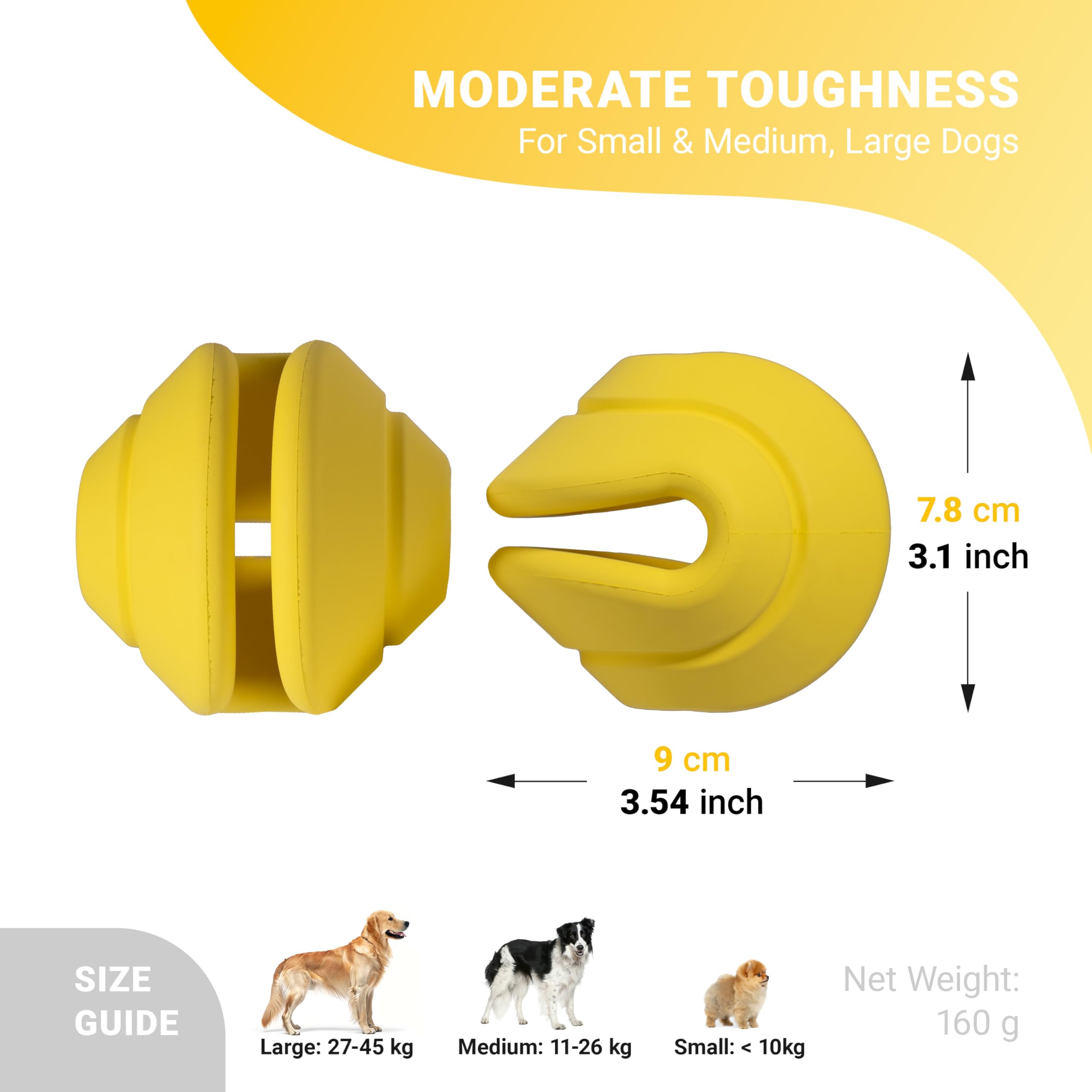 PetDreamHouse Geo-Spherix Interactive Dog Enrichment Toy, Erratic Bounce Treat Dispenser for Sensory Stimulation - Image 2