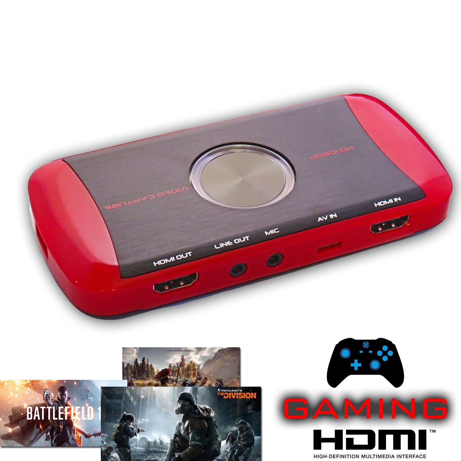 Game Capture Pro HD Game 1080P Gaming Gaming Recorder for Xbox One / 360 & PS4 / PS3 WII/WIIU Recorder Streaming