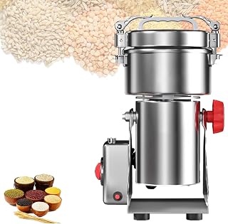 Electric Grain Grinder,Coffee Grinder,with Overload Protection 5min Timer Mill for Dry Spice Herbs/Nut/Coffee 430-1000g