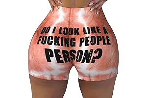 DO I Look Like A Fucking People Person Athletic Shorts