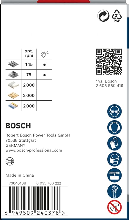 Bosch 1x PRO Multi Material PC Plus Delik Testeresi, 59 mm