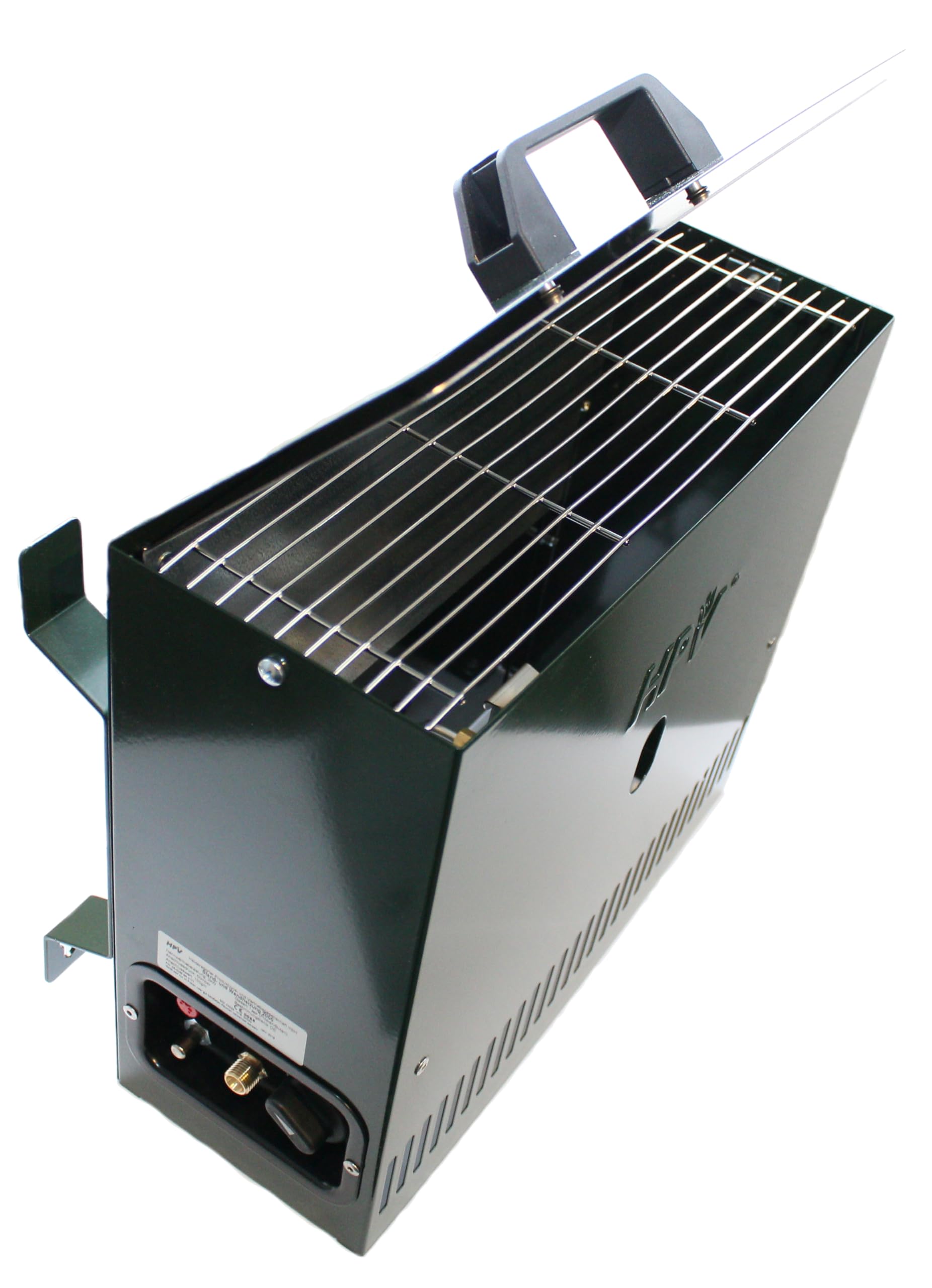 Gewächshausheizung 4kW mit Thermostat und Piezozündung für Wandmontage oder im Stand montierbar Gasheizer inkl. Schlauch HPV made in Germany Frostwächter (Mit Druckminderer (Außenbereich))