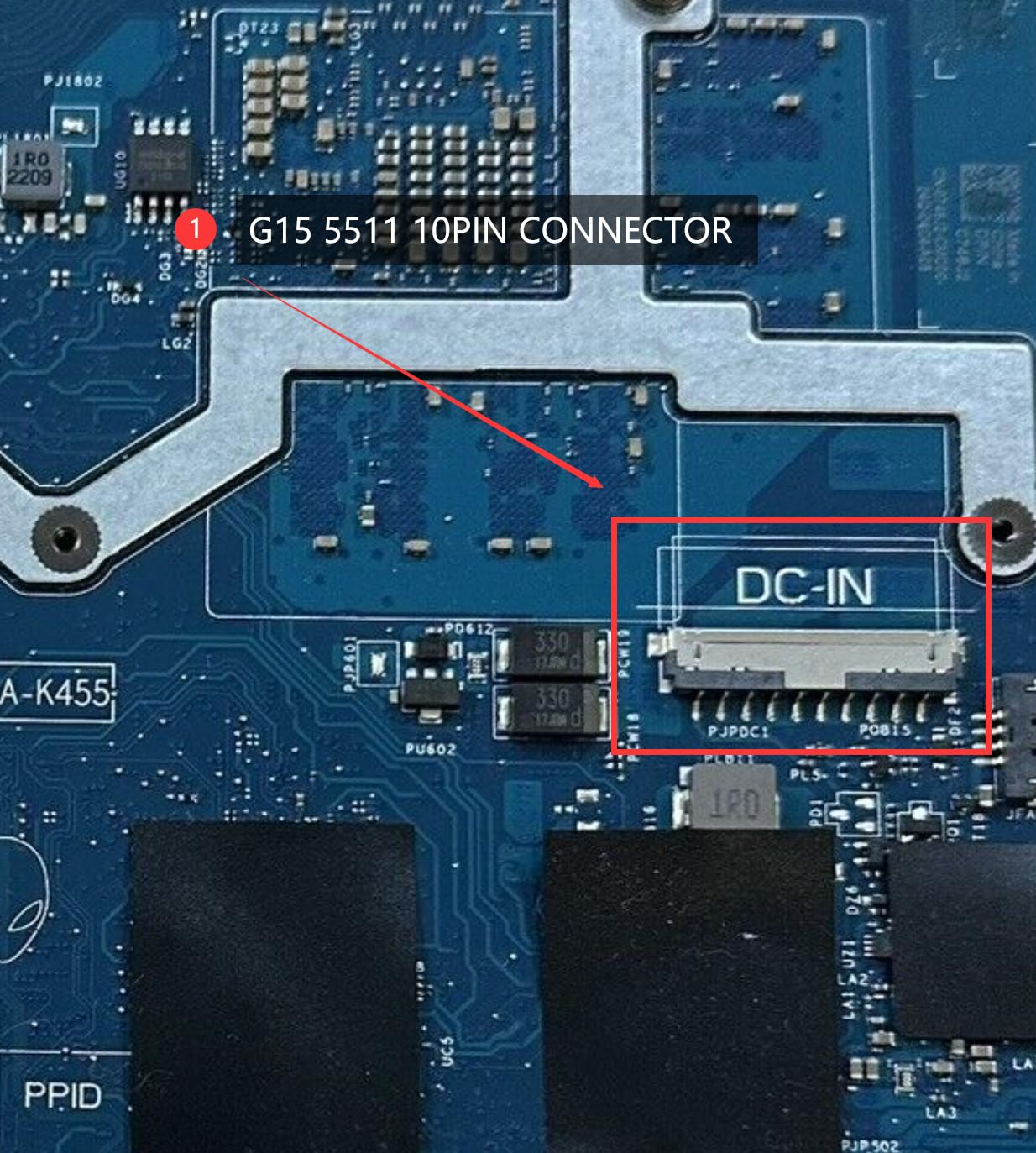 ZAHARA Connettore DC Power Jack Cavo per DELL M15 R5 R6 R7 /M15 R7 AMD, G5 15 5511 5520 5521 5525, G7 16 7620, HDQ75 0KXV2J DC301018H00 0396D9 DC301017E00 DC301017D00 Charge Port