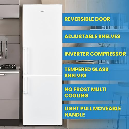 Miniatura 7 de Conserv 12cf No Frost Bottom Congelador Refrigerador Estante de vino GARAJE READY E-Star (blanco)