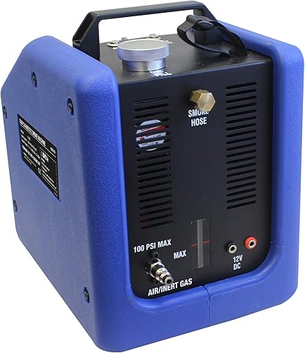 Miniatura 5 de MASTERCOOL (43060-EV) EVAP Máquina de humo de diagnóstico con compresor interno, azul, negro