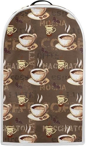 Jndtueit Cubierta de la licuadora del tema del café Herramientas y accesorios de cocina, tazas blancas batidora de pie o cubierta del aparato de la disponible en Yaxa Colombia