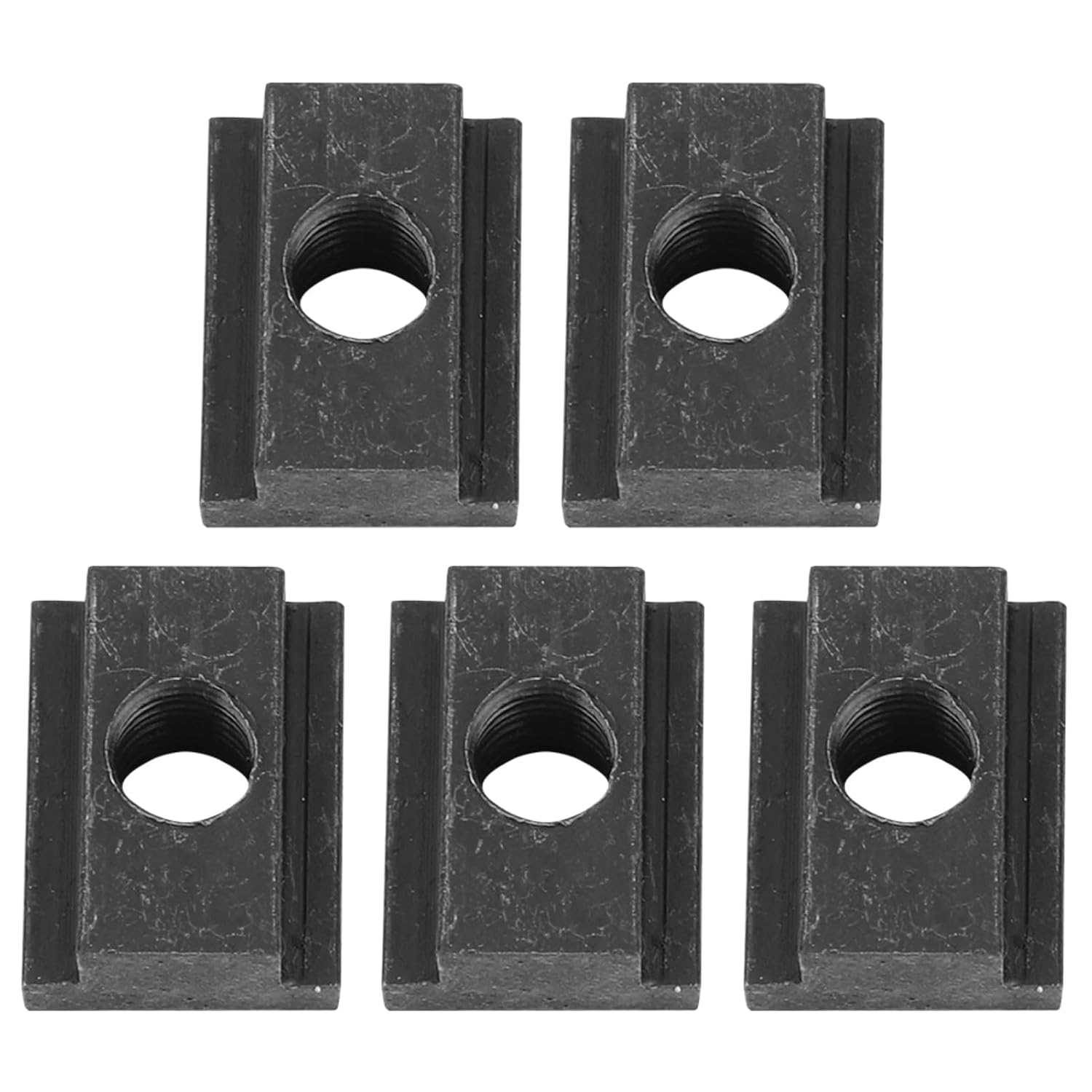 T Slot Nuts for & Truck Bed Rails 5 Pack Iron Steel Fasteners Compatible with Pickup Bed Deck Accessories