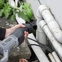 Vista 7 de Sierra de vaivén, sierra recíproca con cable de velocidad variable de 6 amperios 3000SPM con longitud de carrera de 4/5 pulgadas, profundidad