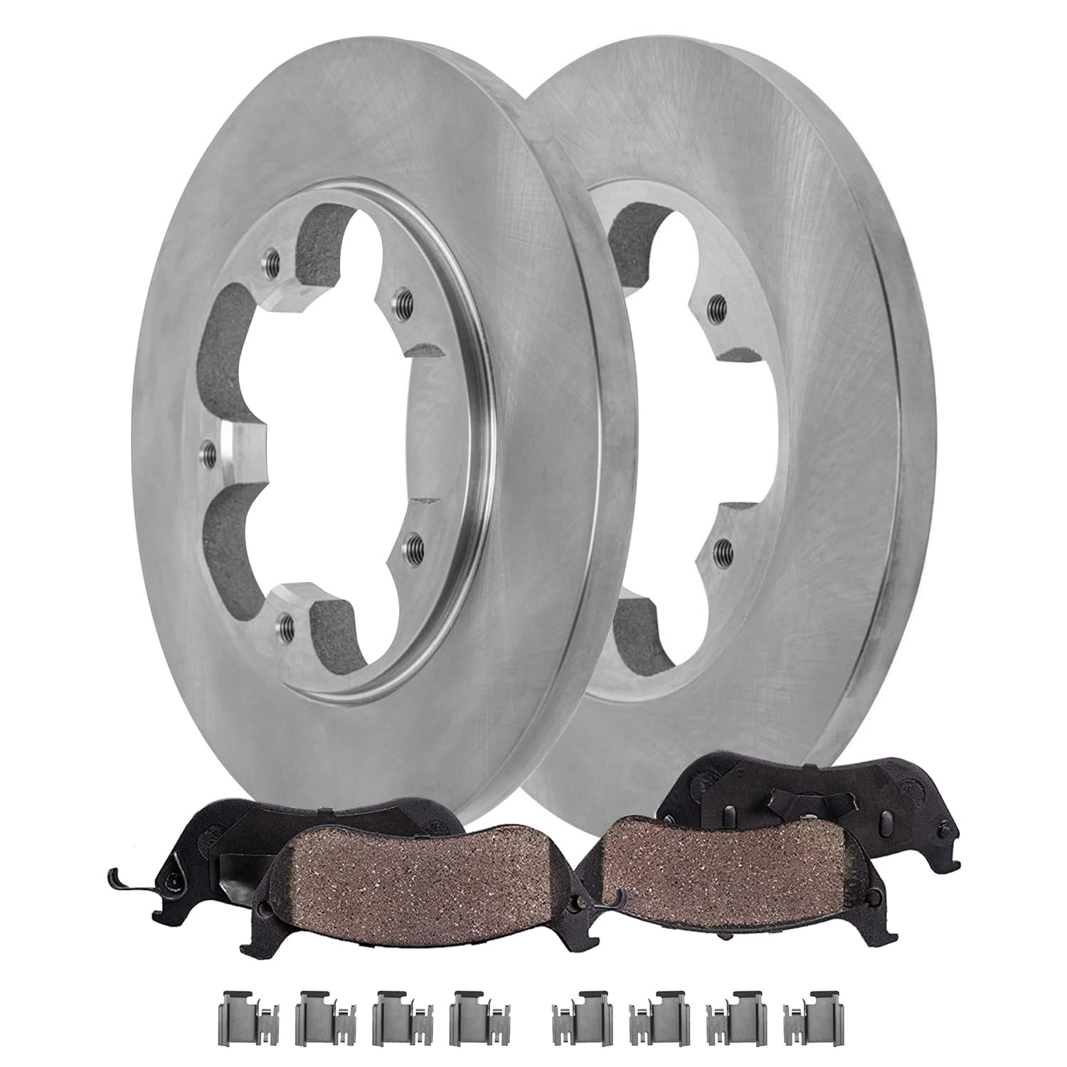 Detroit Axle - 5 Lugs Rear Brake Kit for 15-19 Ford Transit-150 Transit-250