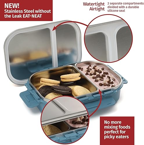 Miniatura 9 de Signoraware - Caja Bento de acero inoxidable, para hombres, unisex, soporte para comidas, 34 onzas, a prueba de fugas, control de porciones, fácil