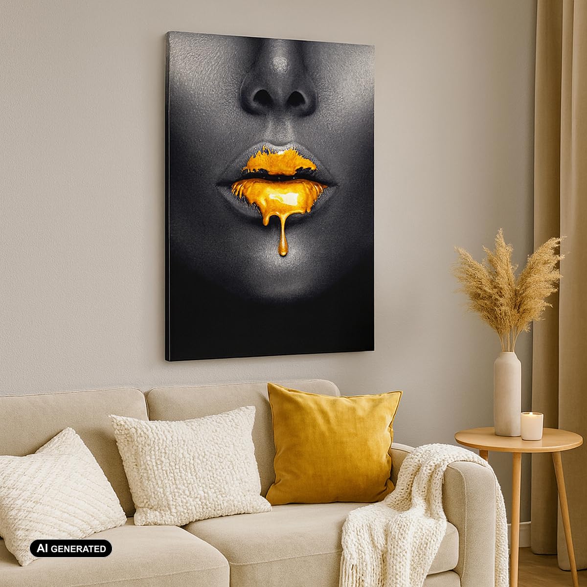 ARTTOR Lienzo Decorativo 80x120 cm Moderno Vertical Personas Moda - 4460