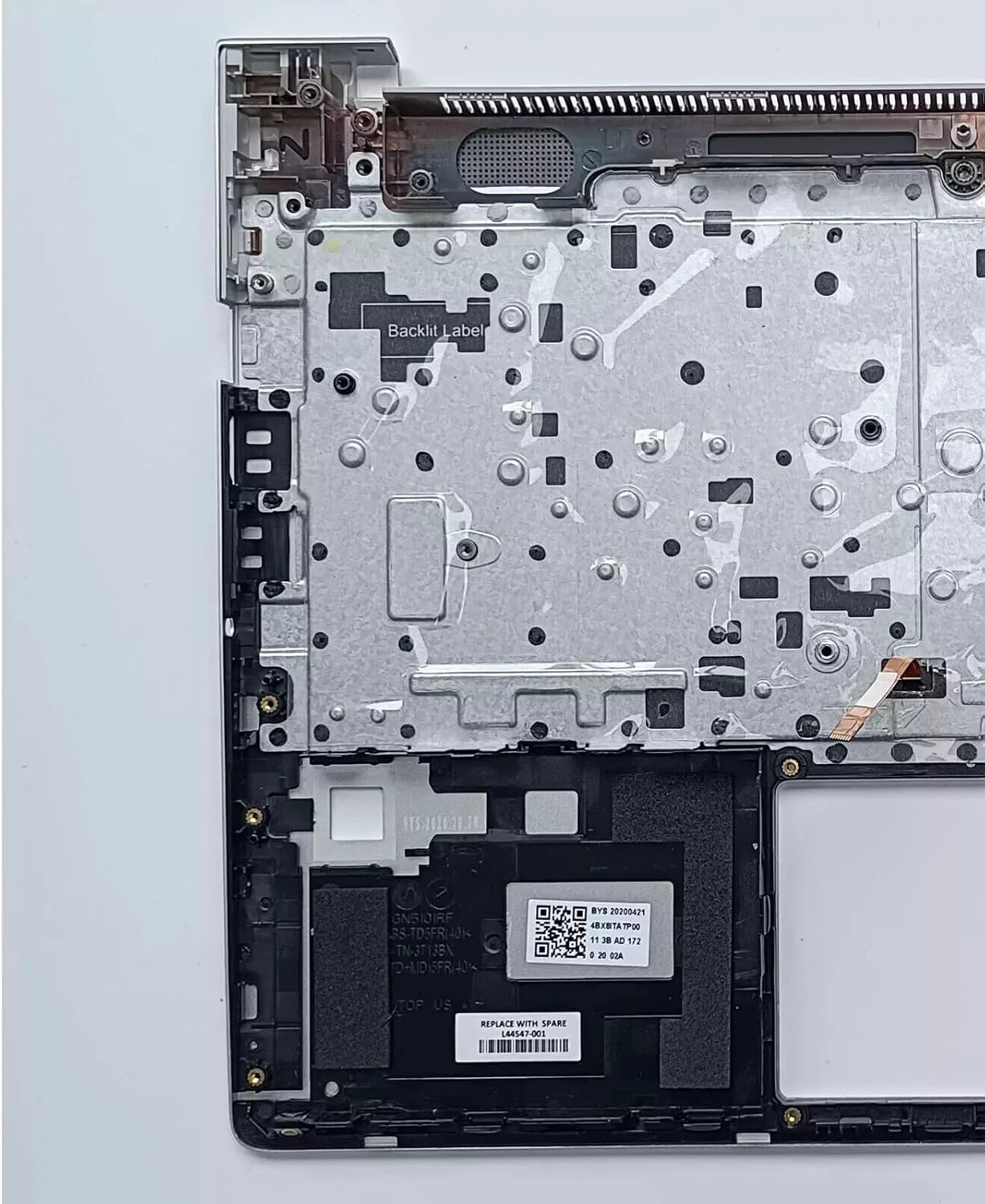 New Replacement for HP ProBook 430 435 G6 430 435 G7 Laptop Upper Case Palmrest Backlit Keyboard Assembly Part L44547-001 L44548-001 L79183-001 Silver (430 435 G6 G7 Backlit Keyboard)