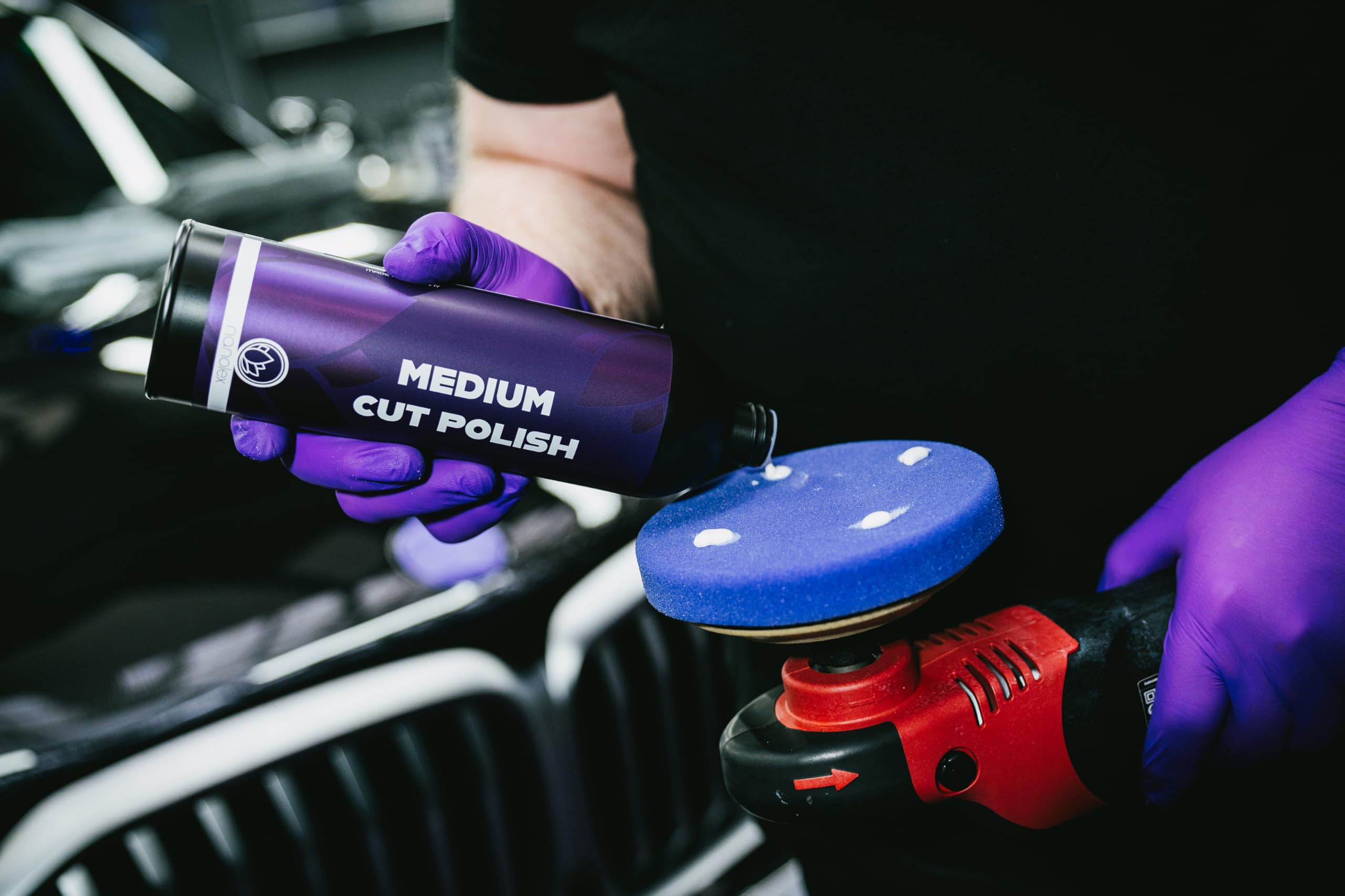 Nanolex Medium Cut Polish – Schleifpolitur – Kratzer Politur Auto – 750 ml