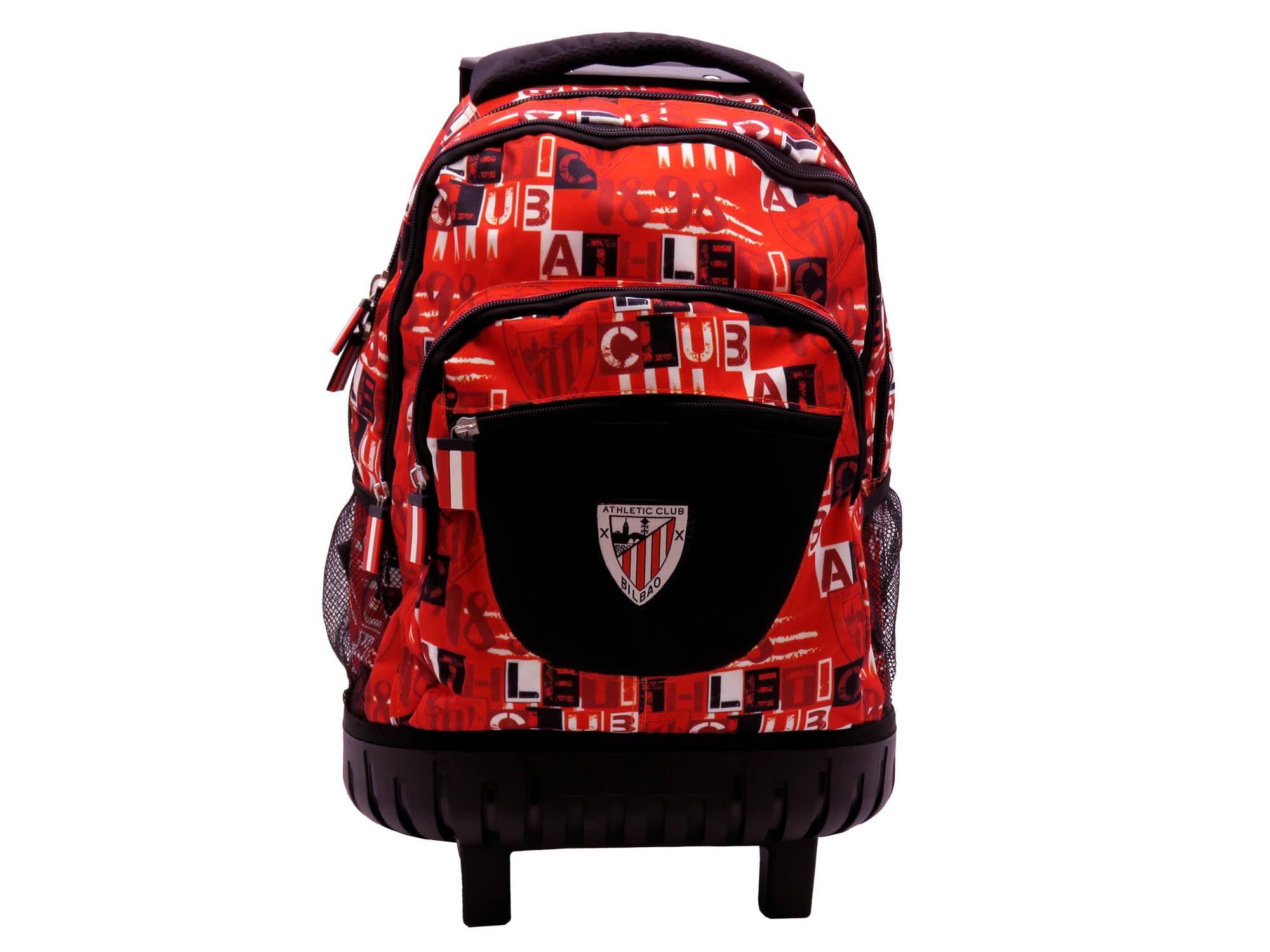 CYPBRANDS Athletic Club de Bilbao, Mochila Trolley, Color Rojo y Negro
