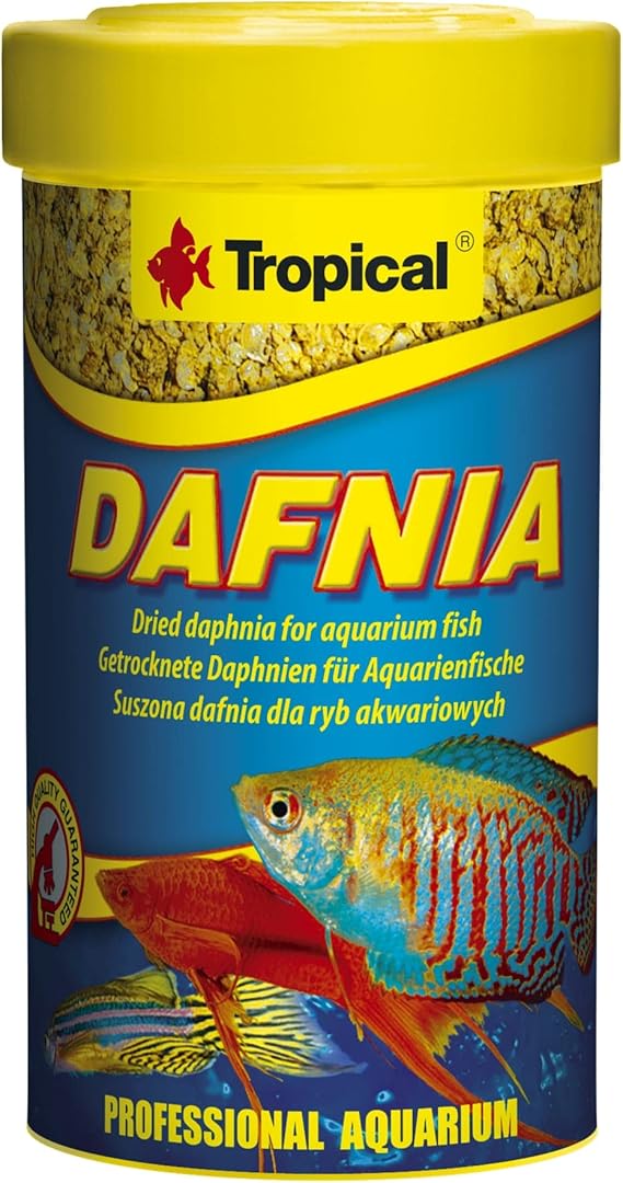 DAFNIA Natural 100ml / 18g - Pulgas de Agua Secas para Peces Ornamentales