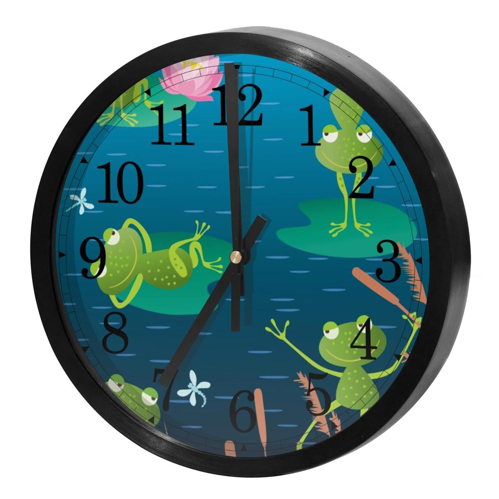 Horloge murale à quartz sans bruit pour retrouver la concentration au bureau et à l'école