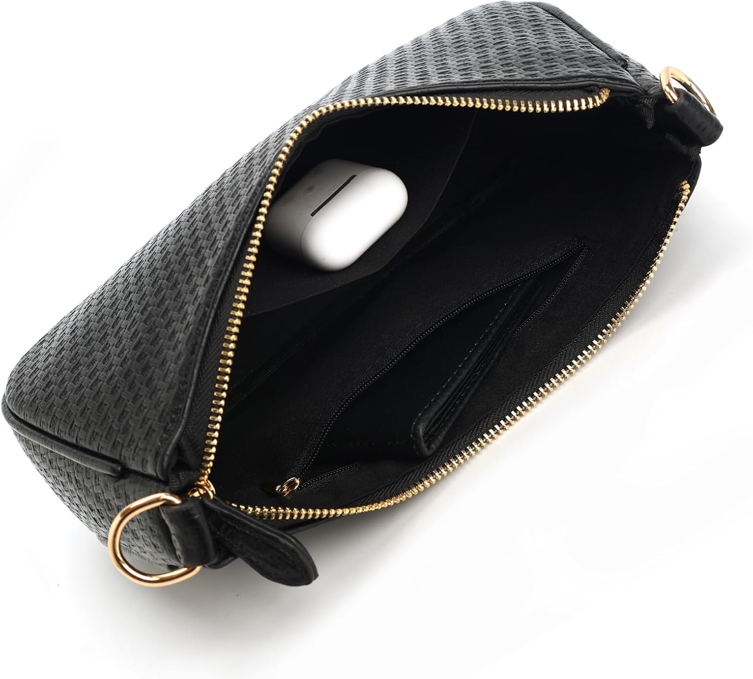 VODIU Clutch Tote Handbags with 2 Removable Straps and Zipper Closure Crossbody Bags Shoulder Purse Handbag for Women - Image 6